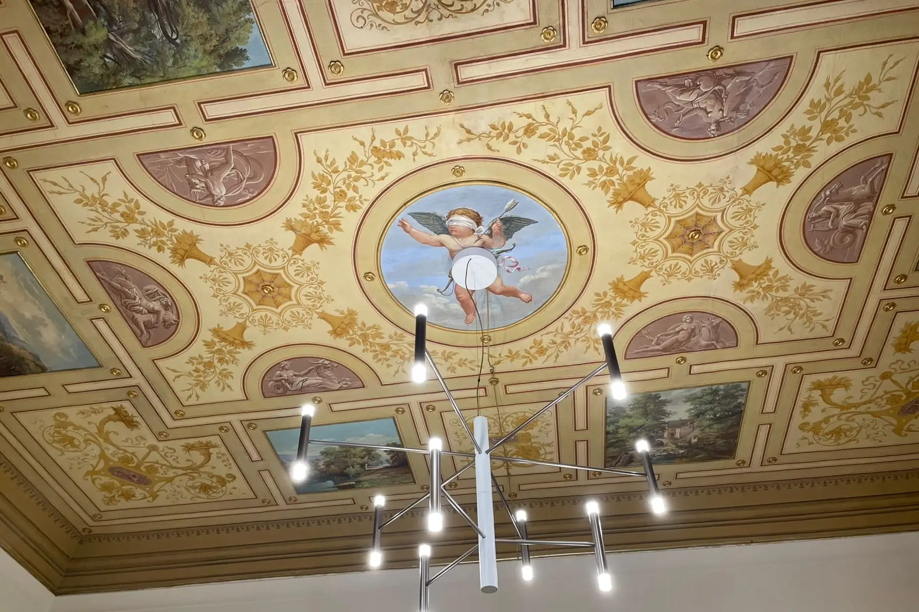 Painted ceilings of Palazzo Tamanti, 2026 photographic survey